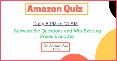 Amazon Quiz Answers Today 4th December 2020 Quiz