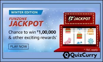 Amazon FunZone Jackpot Quiz Answer 'Winter Edition'