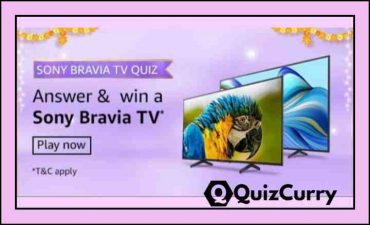 Amazon Sony Bravia Tv Quiz Answers