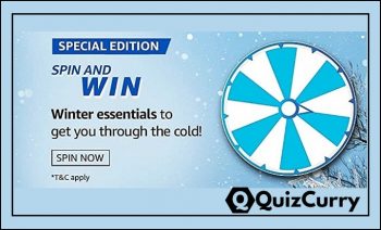 Amazon Spin and Win ‘Special Edition’ Quiz Answer