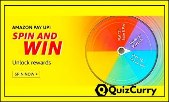 Amazon Spin and Win Quiz (Amazon Pay UPI)
