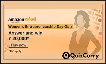 Amazon Women’s Entrepreneurship Day Quiz Answers