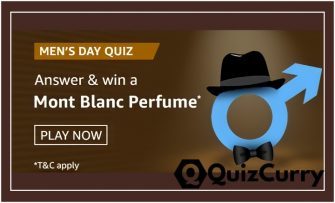 Amazon Mens Day Quiz Answers Win Mont Blanc Perfume