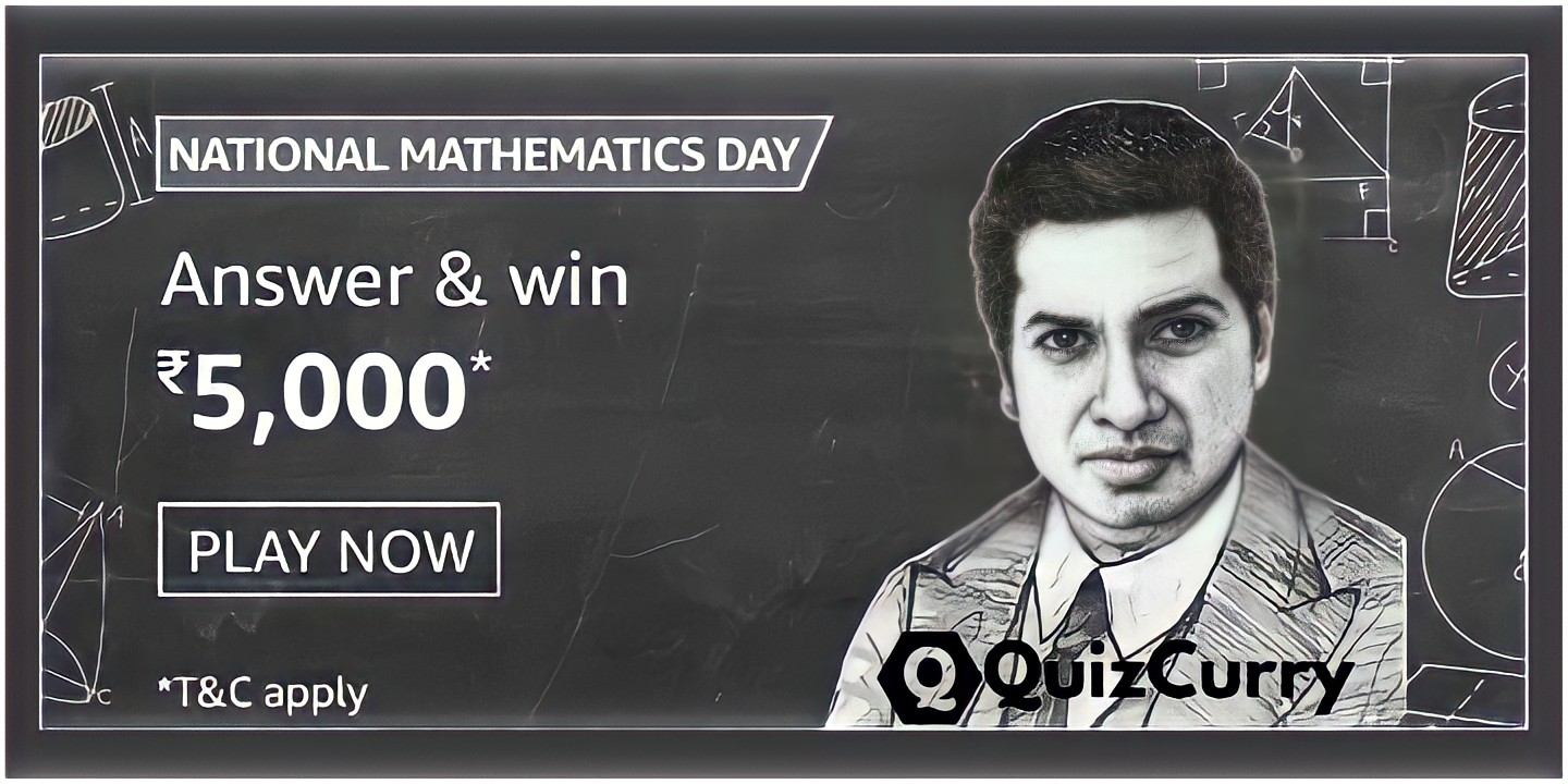 Amazon National Mathematics Day Quiz