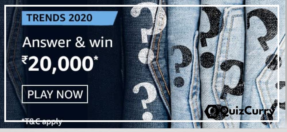 Amazon Trends 2022 Quiz Answers Win Rs 20000 Pay Balance
