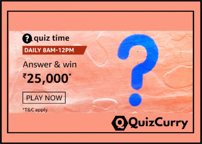 Amazon Quiz Answers 2nd Decmber