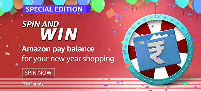 Amazon Special Edition Spin and Win Quiz