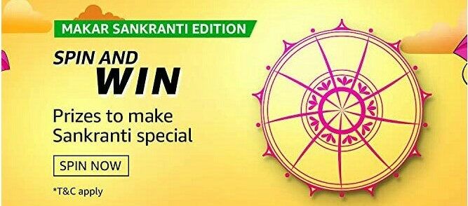 Amazon Makar Sankranti Edition Spin and Win Quiz Answers