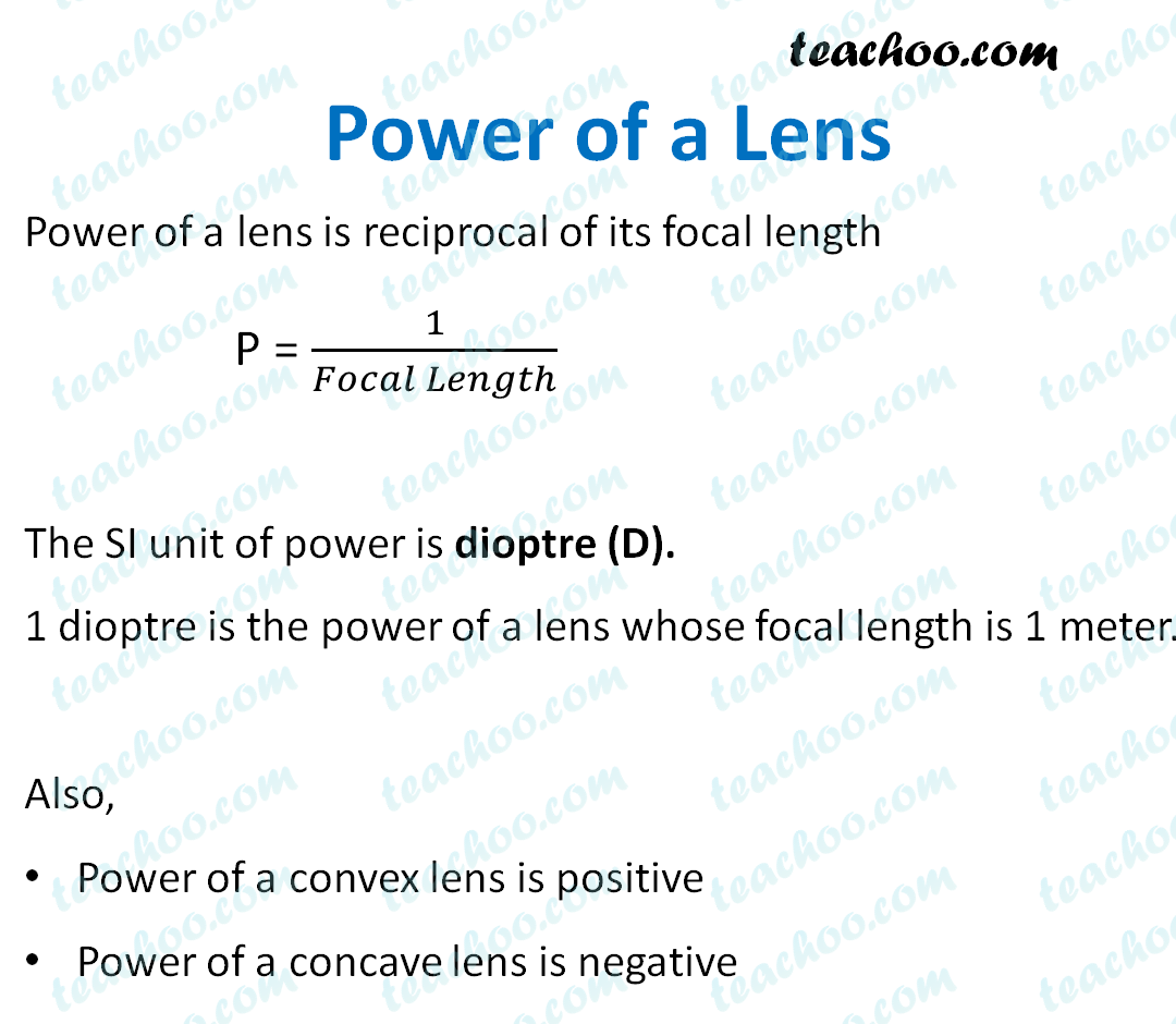 Know all About Power of a Lens and Its Unit